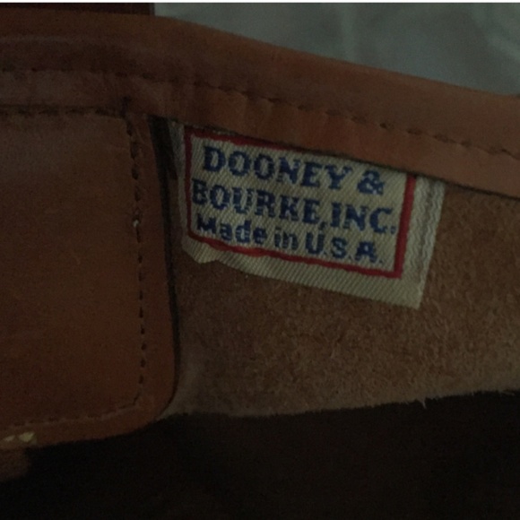 Dooney & Bourke Chestnut Leather Satchel - Picture 5 of 5
